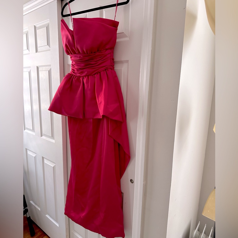 Victor Costa vintage gown- incredible Barbiecore dress!